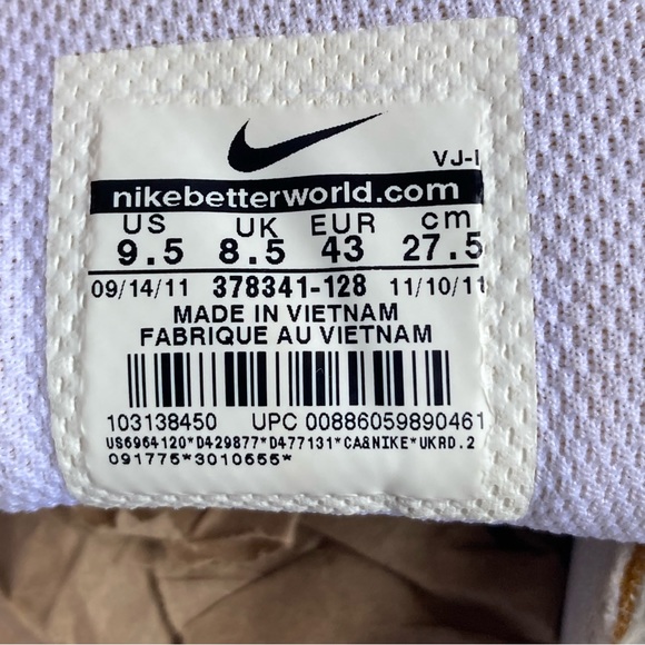 Nike Shox NZ Running Athletic White Leather Shoes 378341-128 - Picture 9 of 9